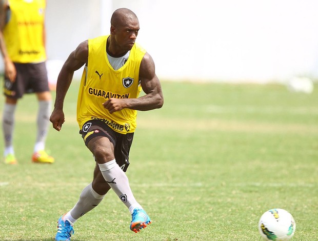 Seedorf no treino do Botafogo (Foto: Ivo Gonzalez / Agencia O Globo)