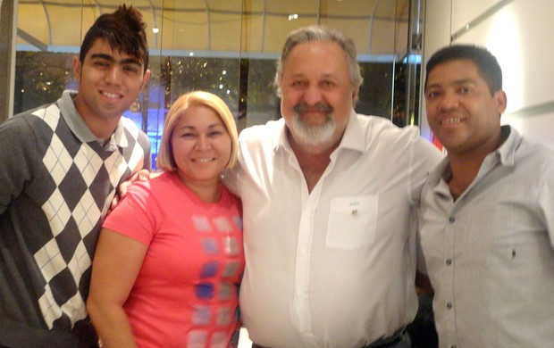 Gabigol e Luis Alvaro Ribeiro Santos (Foto: Arquivo Pessoal)