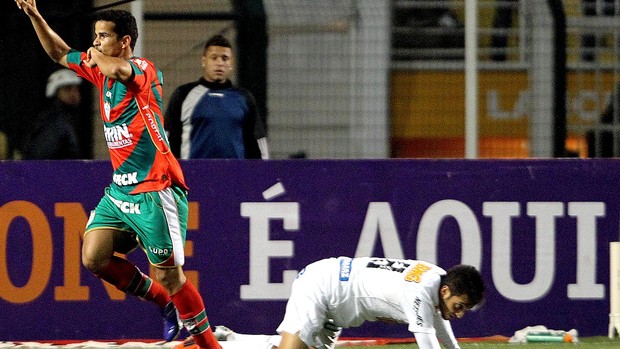 bruno mineiro portuguesa gol santos (Foto: Evelson de Freitas / Agência Estado)