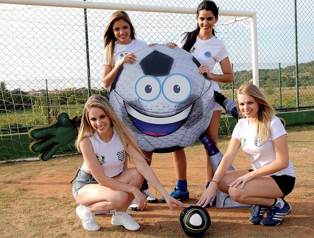 musas Globolinha mascote times (Foto: Globoesporte.com)