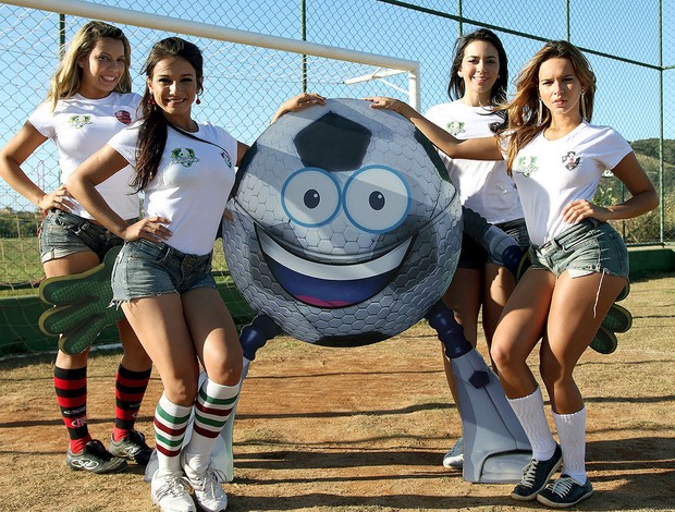 musas Globolinha mascote times Rio de Janeiro (Foto: Globoesporte.com)