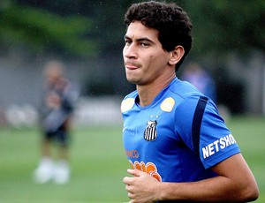 Ganso no treino do Santos (Foto: Lucas Baptista / Ag. Estado)