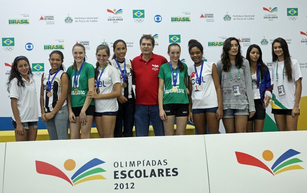 Vôlei Olimpíadas Escolares (Foto: Heuler Andrey/AGIF/COB)