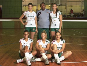 Time feminino de Vôlei do Fluminense (Foto: Nelson Perez / Fluminense.com.br)