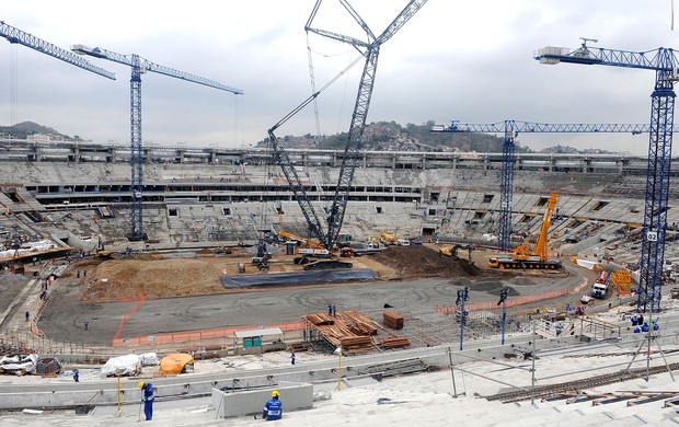 Obras do Maracanã (Foto: André Durão / Globoesporte.com)