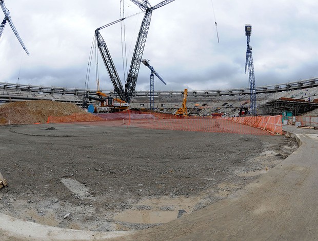 Obras do Maracanã (Foto: André Durão / Globoesporte.com)