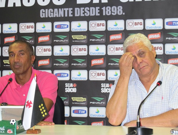 Cristóvão e Dinamite, Vasco da gama (Foto: André Casado / Globoesporte.com)