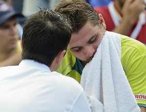 Stanislas Wawrinka tênis US Open oitavas (Foto: AP)