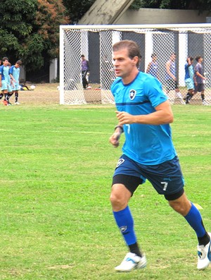 Túlio Maravilha no treino do Botafogo (Foto: Fred Huber / Globoesporte.com)