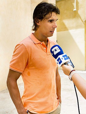 Rafael Nadal durante entrevista tênis (Foto: EFE)