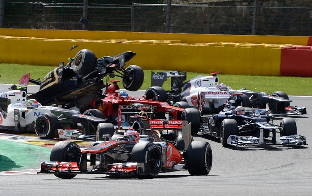 formula 1 batida belgica acidente (Foto: Reuters)