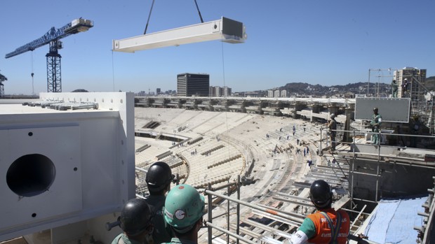 Obras no Maracanã /  (Foto: Divulgação / Consórcio Maracanã)