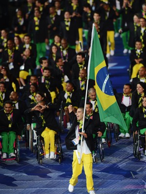 Paralimpíadas de Londres cerimônia de abertura Daniel Dias (Foto: Getty Images)