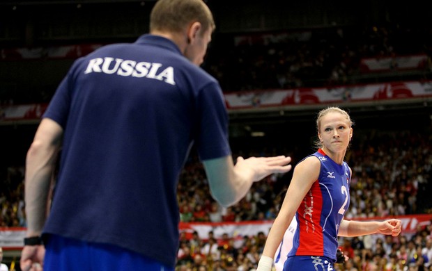 vôlei feminino Sergei Ovchinnikov rúusia Lesya Makhno (Foto: Divulgação / FIVB)