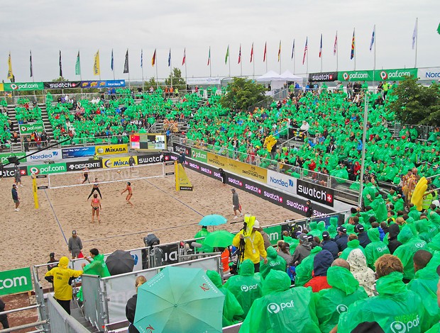 Quadra central Aland vôlei de praia (Foto: Divulgação/FIVB)