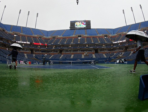 US Open chuva 1r tênis (Foto: Getty Images)