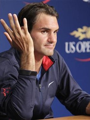 Federer mostrou confiança para brigar pelo título em Nova York (Foto: Reuters)