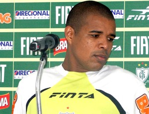 Dudu, volante do América-MG (Foto: Fernando Martins / Globoesporte.com)