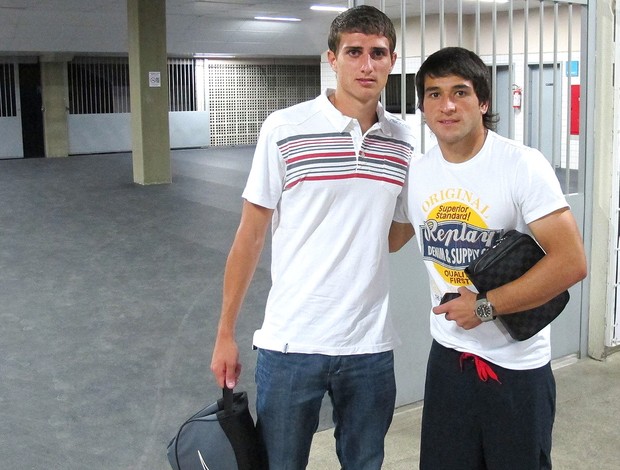 Tellechea e Lodeiro, Botafogo (Foto: Thales Soares / Globoesporte.com)