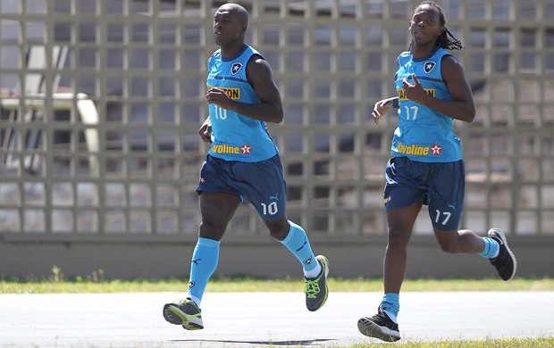 Seedorf e Andrezinho, Botafogo (Foto: Jorge William / Agência O Globo)