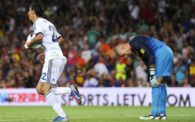 Di María Victor Valdés Barcelona Real Madrid (Foto: Getty Images)