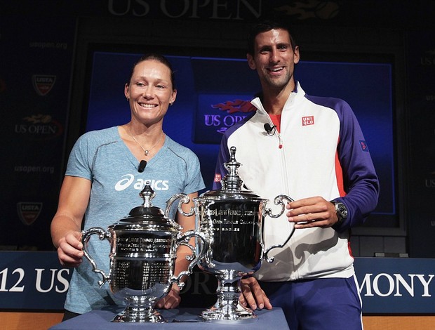 Novak Djokovic tênis Samantha Stosur US Open sorteio (Foto: Reuters)