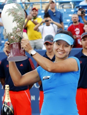 Na Li campeã no WTA de Cincinnati, tênis (Foto: Agência Reuters)