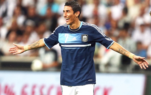 Di Maria comemora gol contra a Alemanha (Foto: Getty Images)