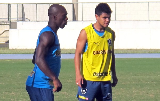 Seedorf e Lima, Botafogo (Foto: Thales Soares / Globoesporte.com)