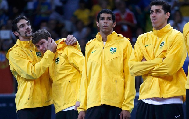 vôlei giba bruninho wallace sidão brasil rússia Londres 2012 (Foto: Agência Reuters)