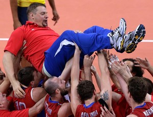 vôlei Vladimir Alekno treinador da rússia londres 2012 (Foto: Agência AP)