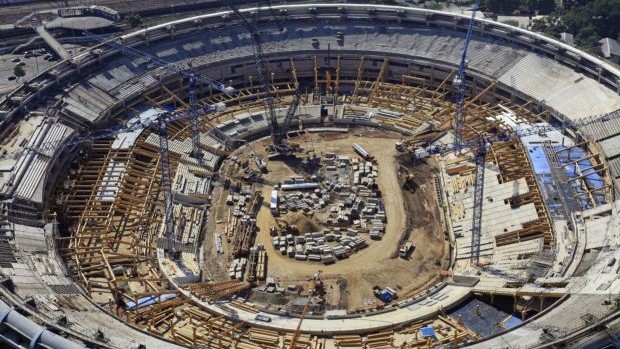 Maracanã com 59% de obras prontas (Foto: Divulgação)