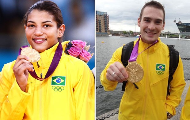 Montagem Sara Menezes e Zanetti  (Foto: Editoria de arte / Globoesporte.com)