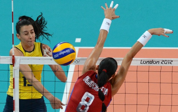 sheilla vôlei brasil x russia (Foto: AFP)