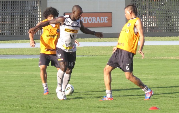 Seedorf, treino do botafogo (Foto: Thales Soares / Globoesporte.com)