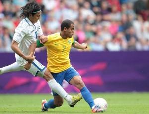 Lucas em ação pela Seleção contra Honduras (Foto: Rafael Ribeiro / CBF )