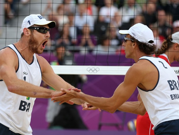 emanuel alison volei de praia 2012 olimpiadas (Foto: AP)