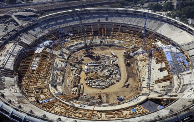 Maracanã com 59% de obras prontas (Foto: Divulgação)