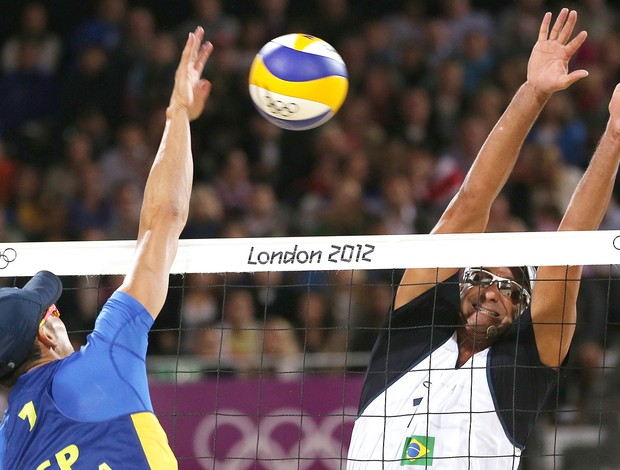 Ricardo e Pedro Cunha, Vôlei de Praia (Foto: Agência AP)