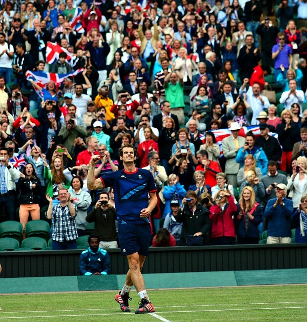 Andy Murray tênis Wimbledon Londres 2012 semi (Foto: AFP)