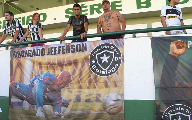 Treino, Botafogo, Jefferson (Foto: Thales Soares / Globoesporte.com)