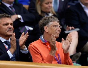 Bill Gates londres 2012 olimpiadas (Foto: AP)