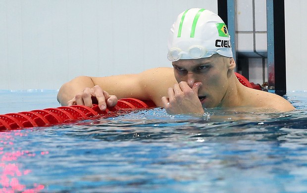 Cielo, Natação 50m Final (Foto: Satiro Sodré / AGIF)