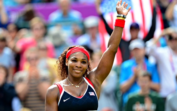 Serena Williams quartas final olimpíada Londres 2012 (Foto: AFP)