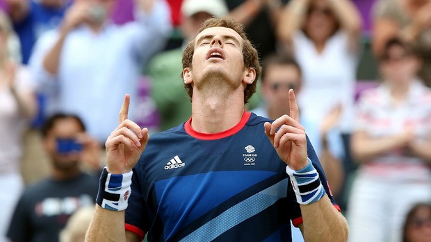 Andy Murray tênis Wimbledon Londres 2012 quartas (Foto: Getty Images)