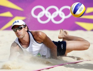 vôlei de praia Emanuel Olimpíadas 2012 (Foto: Getty Images)