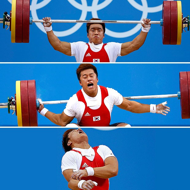 Jaehyouk Sa, Coreia do Sul, Levantamento de Peso (Foto: Agência Reuters)