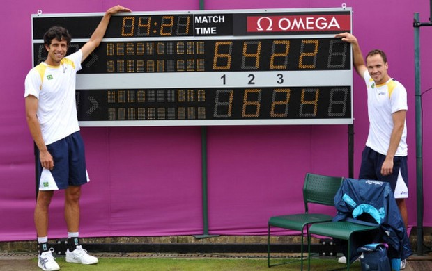 Bruno Soares tênis Marcelo Melo Londres Olimpíadas tênis recorde (Foto: Divulgação / ITF)