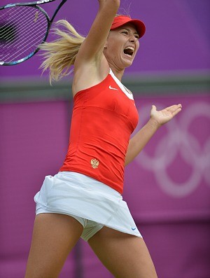 Maria Sharapova tênis Wimbledon Londres 2012 oitavas (Foto: AFP)