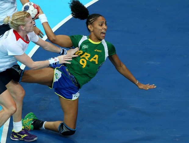 handebol Ana Paula Rodrigues brasil Grã-Bretanha (Foto: Agência Getty Images)